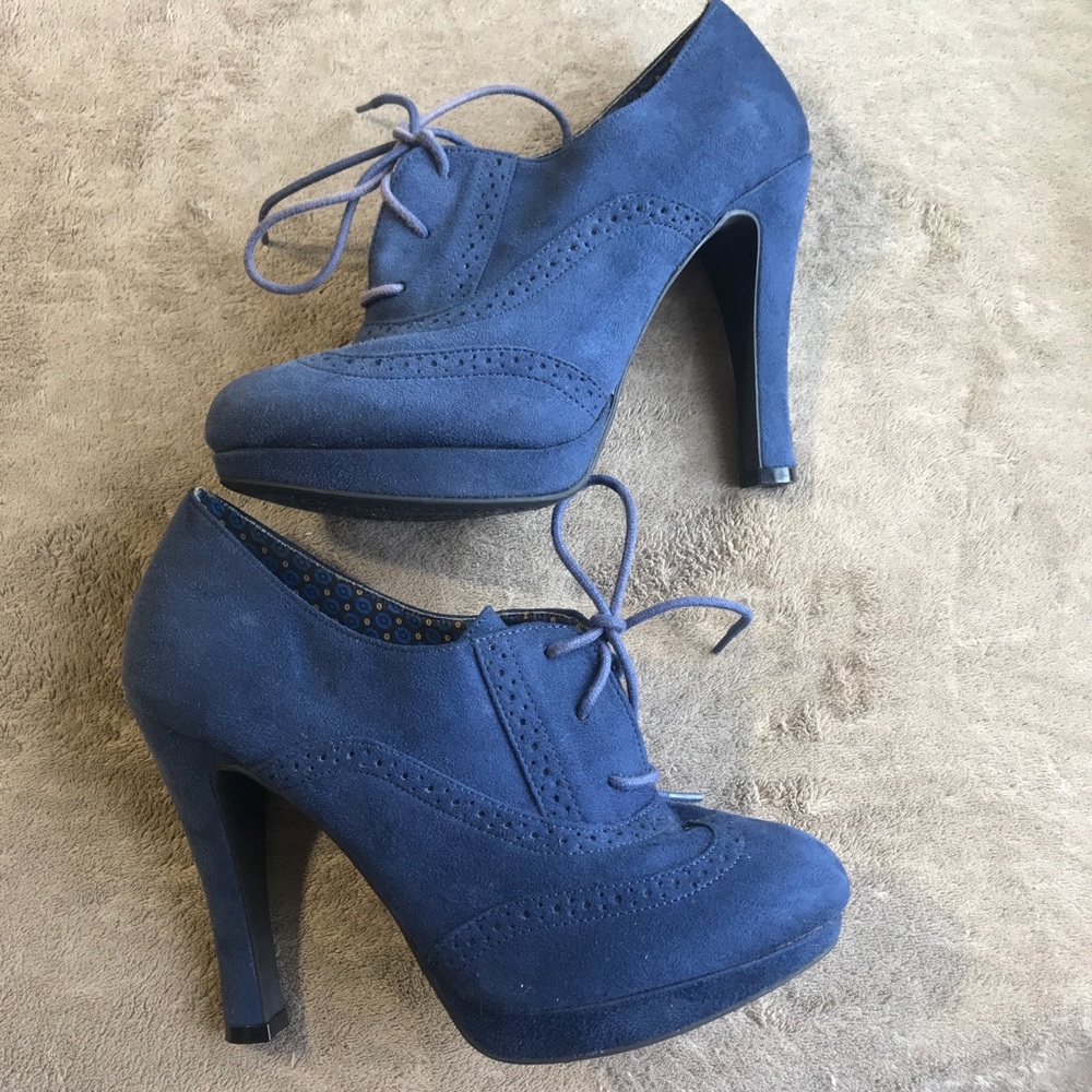 🌵Navy Boho Booties w/ Shoe Lace Detail 10
